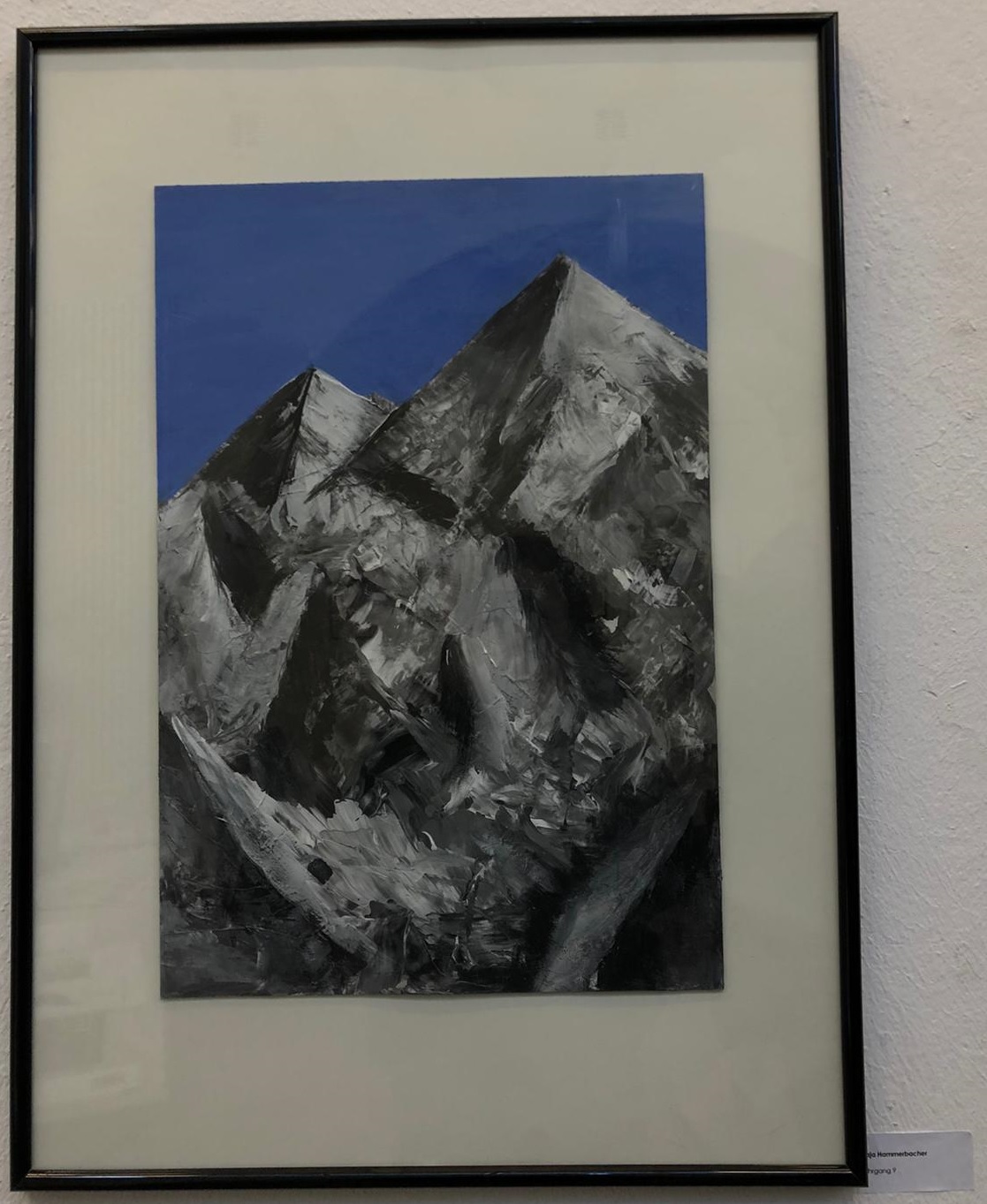 Der Berg                                       (2020 Ausstellung Hameln)