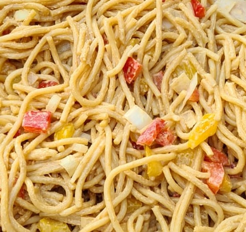 Spaghettisalat à la Anja